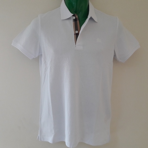 Burberry Other - BURBERRY LONDON MEN`S WHITE POLO LARGE COTTON Burberry Other - BURBERRY LONDON MEN`S WHITE POLO LARGE COTTON